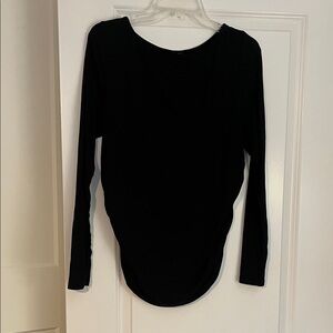 Classic Black Long Sleeve Women's Top